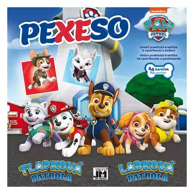 JIRI MODELS Pexeso v sešitu Tlapková Patrola (Paw Patrol)