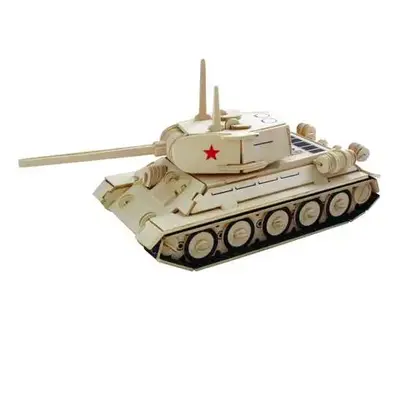 Woodcraft Dřevěné 3D puzzle tank T-34 P