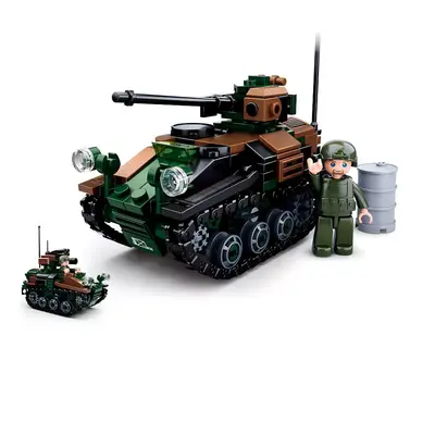 Sluban Model Bricks M38-B0750 Malý tank Wiesel AWC 2v1