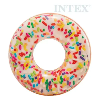 INTEX Kruh plavací donut barevný 114cm nafukovací dětské kolo do vody 56263