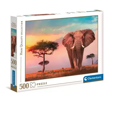 Puzzle 500 Africký západ slunce