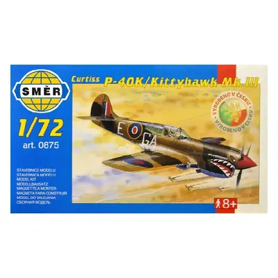 SMĚR Model letadlo Curtiss P 40 K 1:72 (stavebnice letadla)