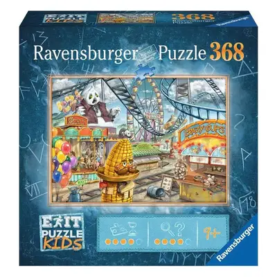 RAVENSBURGER Kids Hra puzzle únikové Zábavní park 368 dílků 70x50cm skládačka 2v1