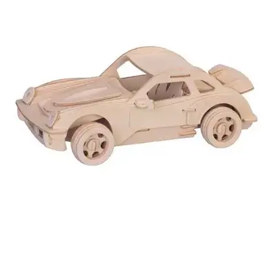 Woodcraft Dřevěné 3D puzzle malé Porsche