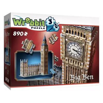 WREBBIT 3D puzzle Big Ben a Westminsterský palác 890 dílků