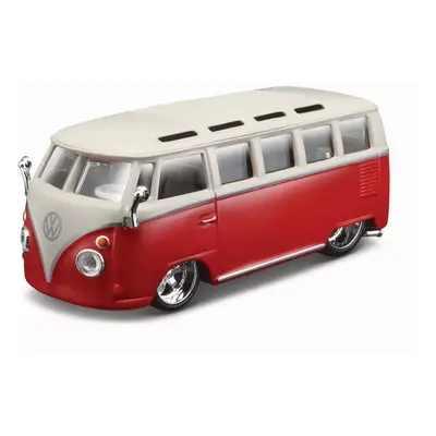 Bburago 1:32 Plus Volkswagen Van Samba Red