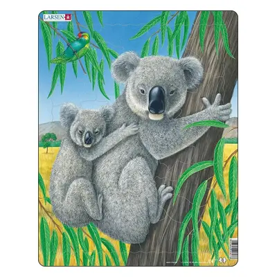 Puzzle Medvídek Koala s mládětem 25 dílků