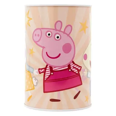 Pokladnička Prasátko Peppa Pig 15cm válec