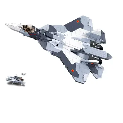 Sluban Model Bricks M38-B0986 Proudový stíhací letoun Su-57 2 v 1