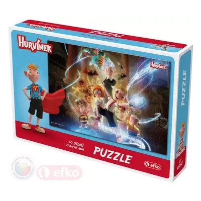 EFKO Puzzle Hurvínek IV 60 dílků 21x15cm skládačka v krabici