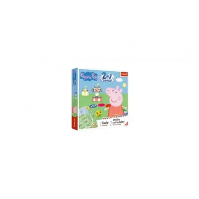 Soubor her 2v1 Člověče, nezlob se, Hadi a žebříky Peppa Pig/Prasátko Peppa v krabici 24x24x5,5cm