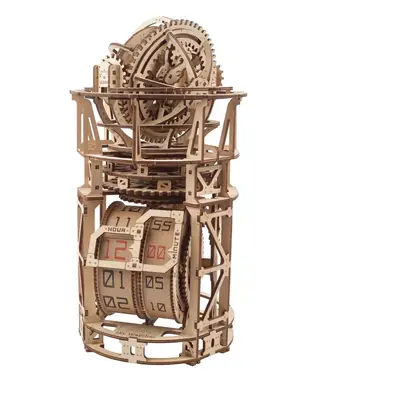 Ugears 3D dřevěné mechanické puzzle Hodinový strojek s tourbillonem