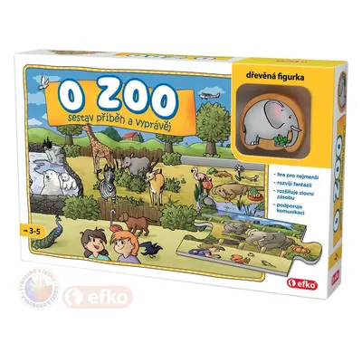 EFKO Baby Hra O ZOO puzzle vyprávěcí Skládej a vyprávěj příběhy