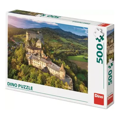 DINO Puzzle 500 dílků Oravský hrad Slovensko foto 47x33cm skládačka