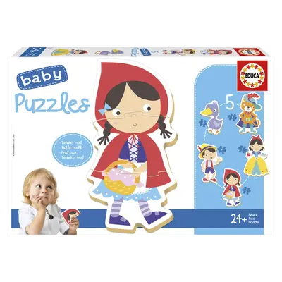 EDUCA Baby puzzle Pohádky 5v1 (3-5 dílků)