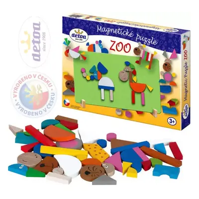 Detoa Magnetické puzzle ZOO