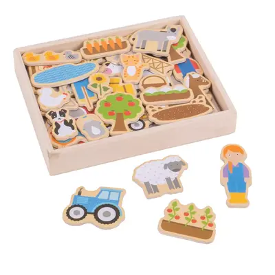 Bigjigs Toys Magnetky farma