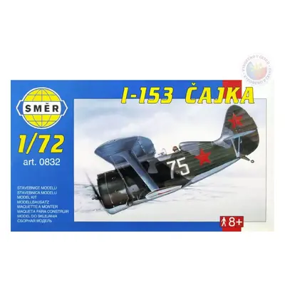 SMĚR Model letadlo Polikarpov I153 1:72 (stavebnice letadla)