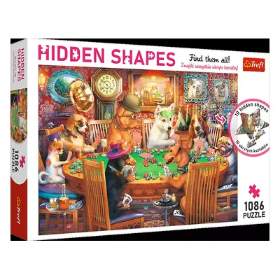 TREFL Puzzle Hidden Shapes: Herní večer 1086 dílků