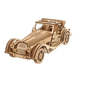 Ugears 3D dřevěné mechanické puzzle Sportovní auto Rapid Mouse