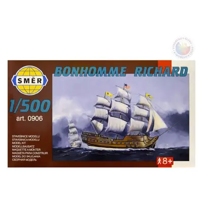 SMĚR Model loď Bonhomme Richard 1:500 (stavebnice lodě)