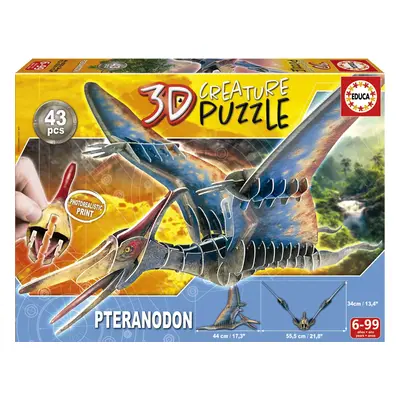 EDUCA 3D puzzle Pteranodon 43 dílků