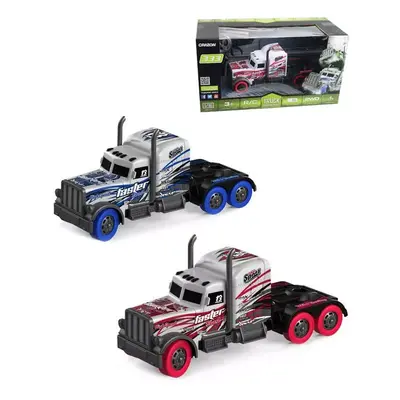 RC Auto tahač 20cm na vysílačku 2,4GHz na baterie USB 2 barvy