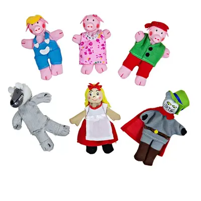 Bigjigs Toys Prstoví maňásci pohádkové postavičky