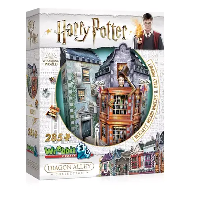 WREBBIT 3D puzzle Harry Potter: Kratochvílné a kouzelnické kejkle a Denní věštec 285 dílků