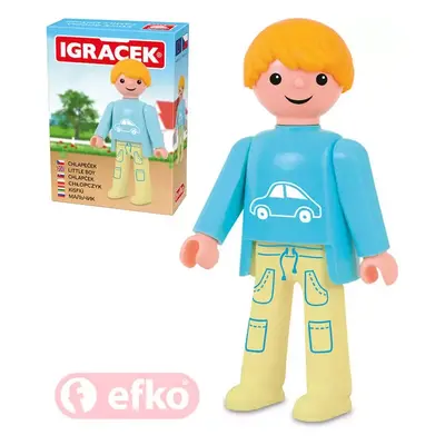 EFKO IGRÁČEK Chlapeček figurka 7,5cm rodina v krabičce STAVEBNICE