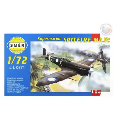 SMĚR Model letadlo Supermarine Spitfir 1:72 (stavebnice letadla)