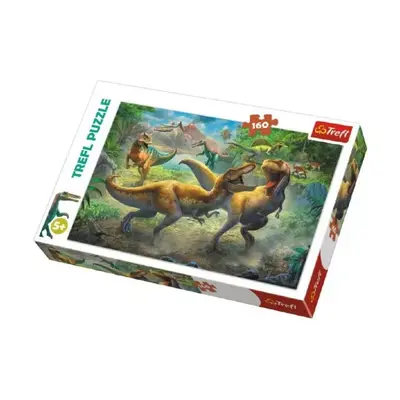 Puzzle Dinosauři/Tyranosaurus 41x27,5cm 160 dílků v krabici 29x19x4cm