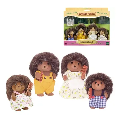 Sylvanian Families Rodina ježků set 4ks s doplňky na česání v krabici