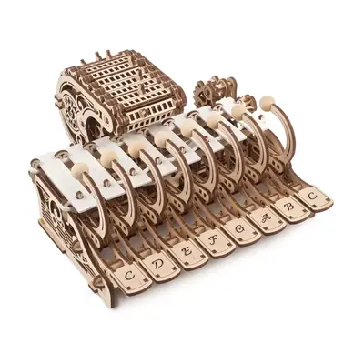 Ugears 3D dřevěné mechanické puzzle Programovatelná celesta