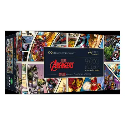 TREFL Puzzle UFT Marvel Avengers: Napříč komiksovým vesmírem 9000 dílků