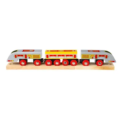 Bigjigs Rail Rychlík Eurostar + 3 koleje