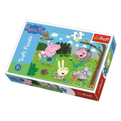 TREFL PUZZLE Peppa Pig Na výletě 27x20cm 30 dílků skládačka v krabici