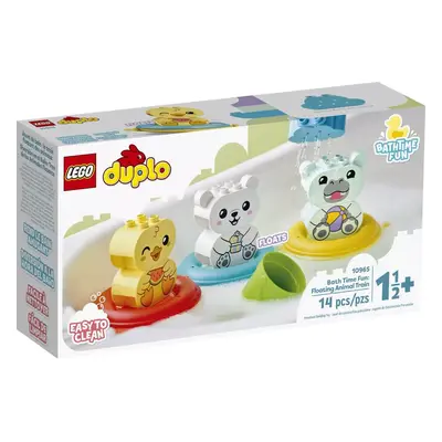 LEGO DUPLO Legrace ve vaně: Plovoucí vláček se zvířátky 10965 STAVEBNICE