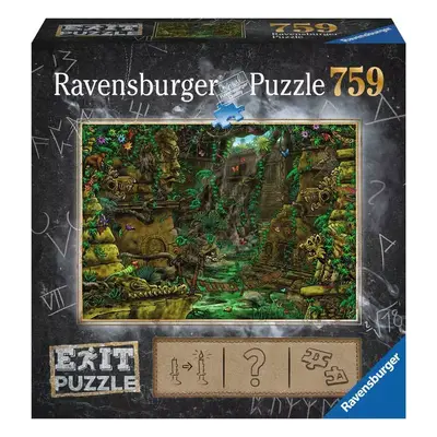 RAVENSBURGER Hra puzzle únikové Tajemný chrám 759 dílků 70x50cm skládačka 2v1