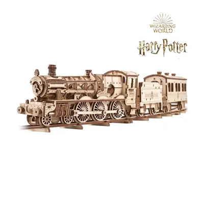 Ugears 3D dřevěné mechanické puzzle Harry Potter Bradavický expres