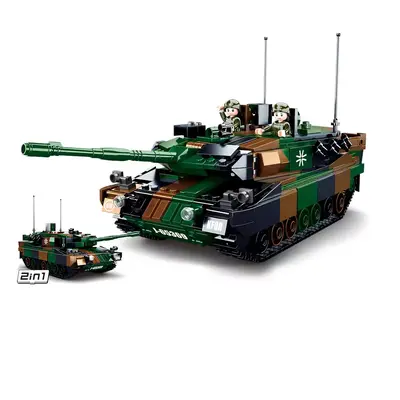 Sluban Model Bricks M38-B0839 Německý bitevní tank Leopard 2A5