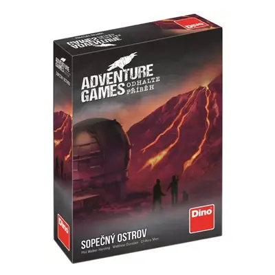 DINO Adventure Games Sopečný ostrov Párty hra