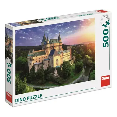 DINO Puzzle Zámek Bojnice foto 500 dílků 47x33cm skládačka v krabici