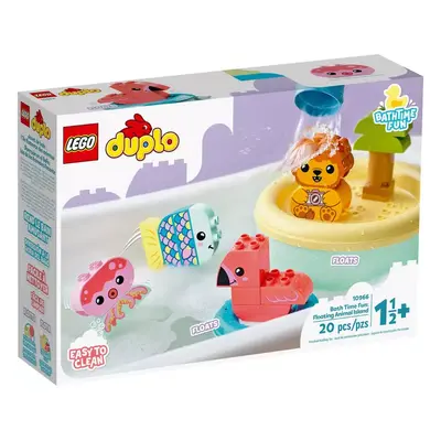 LEGO DUPLO Legrace ve vaně: Plovoucí ostrov se zvířátky 10966 STAVEBNICE