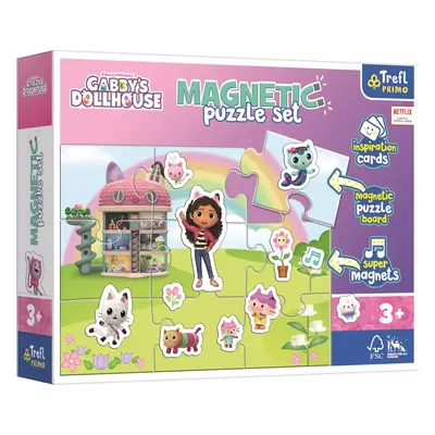 TREFL Magnetická puzzle sada Gábinin kouzelný domek