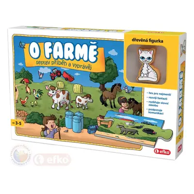 EFKO Baby Hra O farmě puzzle vyprávěcí Skládej a vyprávěj příběhy