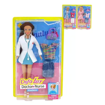 Panenka Defa Lucy doktorka zdravotní sestra 29cm set s doplňky 3 druhy