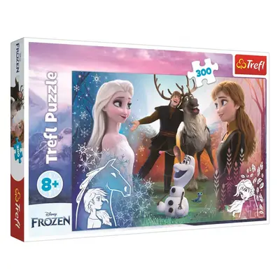 TREFL PUZZLE Frozen 2 Kouzelný čas 60x40cm 300 dílků skládačka