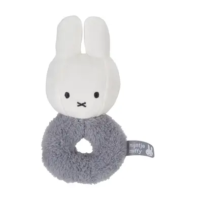 Chrastítko králíček Miffy Fluffy Blue