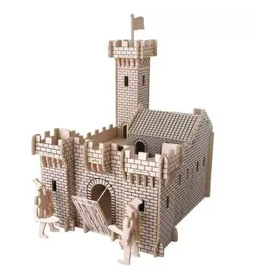 Woodcraft Dřevěné 3D puzzle hrad I